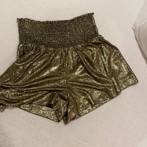 Metallic shorts/skort